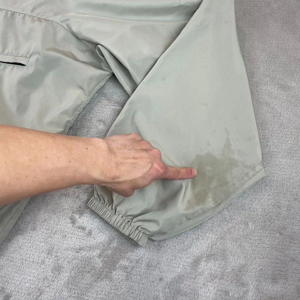 Simms Fishing‎ Jacket Men Large Beige Full Zip Hooded Windbreaker Elastic Waist - Picture 13 of 16